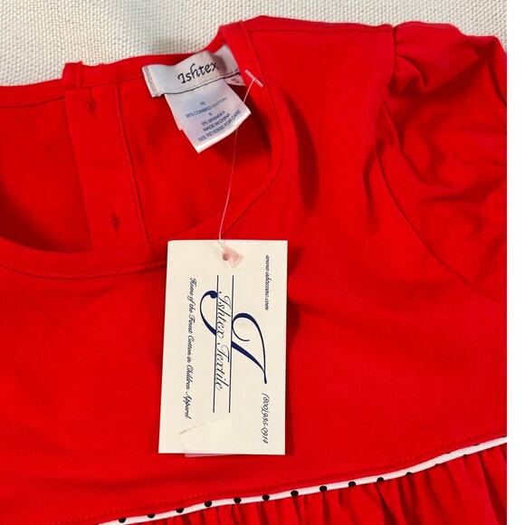 Ishtex Bulldog Applique 2pc Shorts set NWT size 10 - Picture 3 of 4